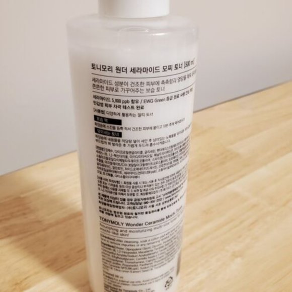 TONYMOLY Wonder Ceramide Mocchi Toner 500ml, EXPIRY 2022/09 - Picture 3 of 3